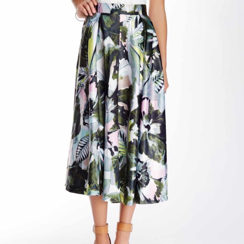 Rome & Juliet couture a-line midi skirt